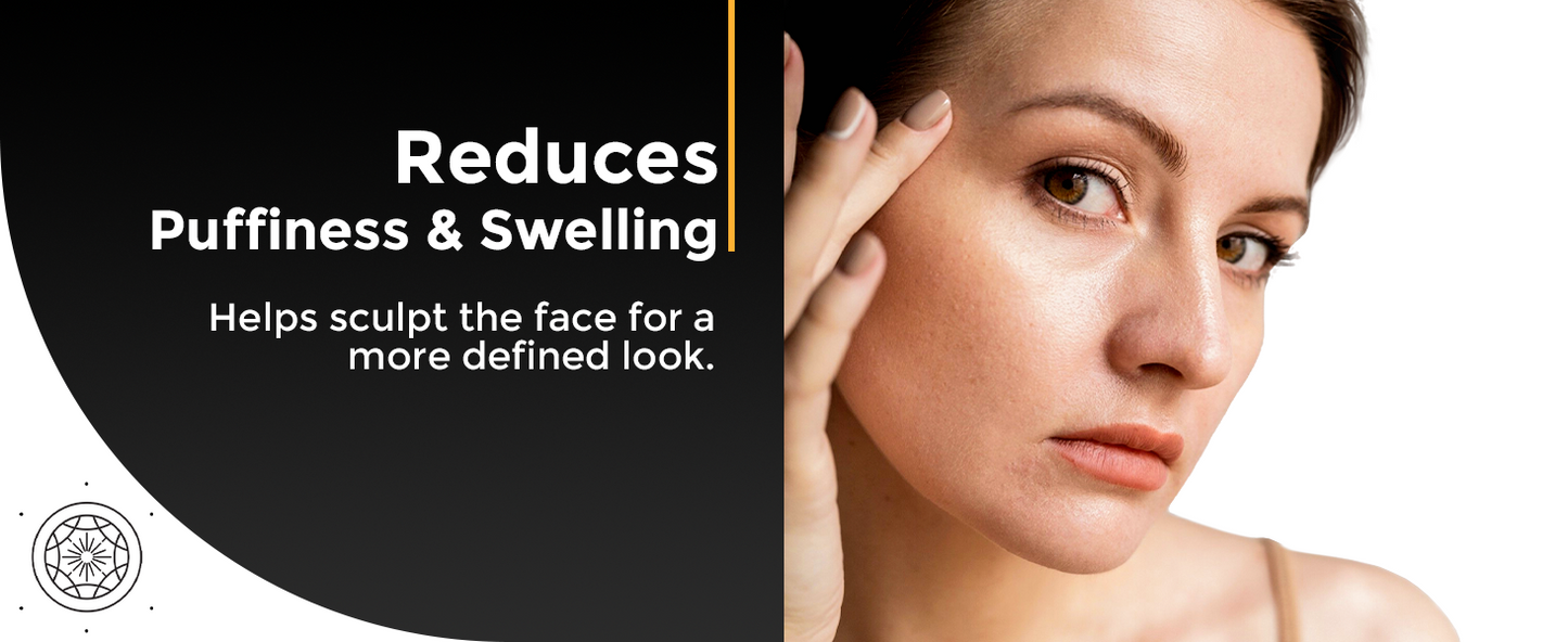 24K Gold Energy Beauty Bar Electric Facial Massage Roller